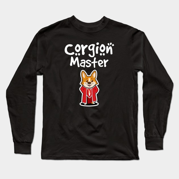 Corgion Master Long Sleeve T-Shirt by OfficialTeeDreams